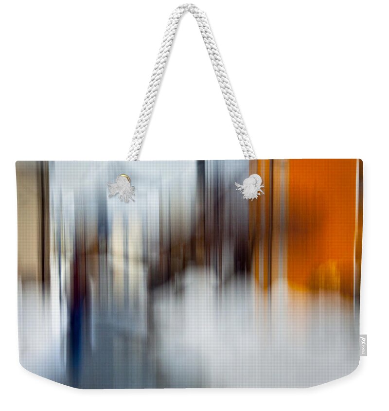 Abstract Weekender Tote Bag featuring the photograph Winter Sins by Dorit Fuhg