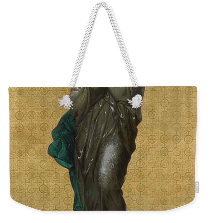 William-adolphe Bouguereau Weekender Tote Bag featuring the painting Winter by William-Adolphe Bouguereau