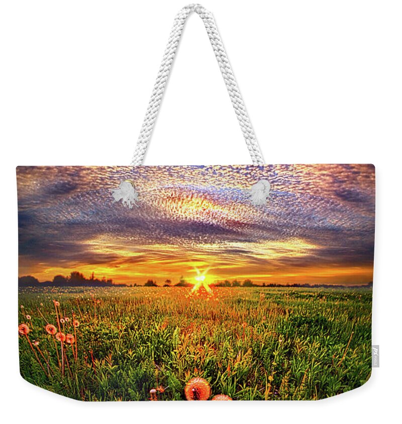 Clouds Weekender Tote Bag featuring the photograph With Gratitude by Phil Koch