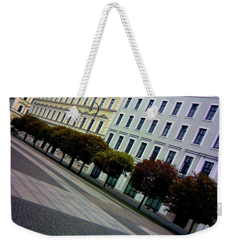 Munich Weekender Tote Bag featuring the photograph Wittelsbacherplatz, Munich by Misentropy