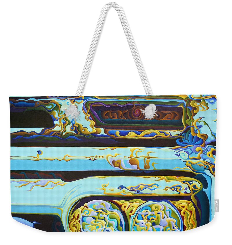 Woo Hoo Weekender Tote Bag featuring the painting WooHooxidaisical Corrustination by Amy Ferrari
