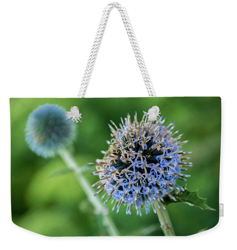 Blue Weekender Tote Bag featuring the photograph World of Chaos by Bill Pevlor
