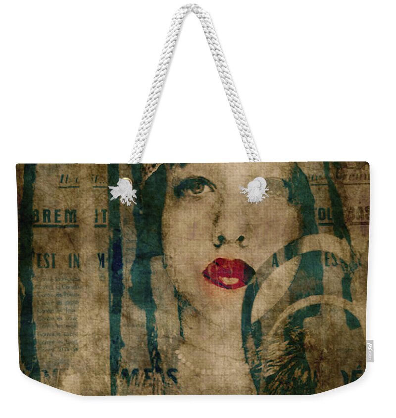 Sixties Weekender Tote Bag featuring the photograph World Without Love by Paul Lovering