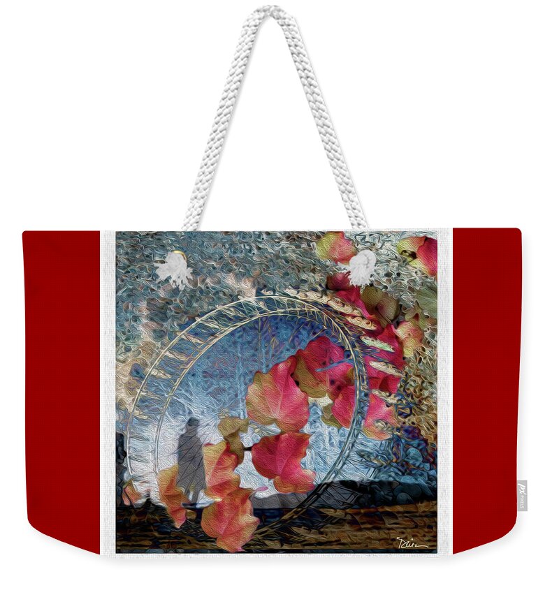 Ferris Wheel Weekender Tote Bag featuring the photograph Worry by Peggy Dietz