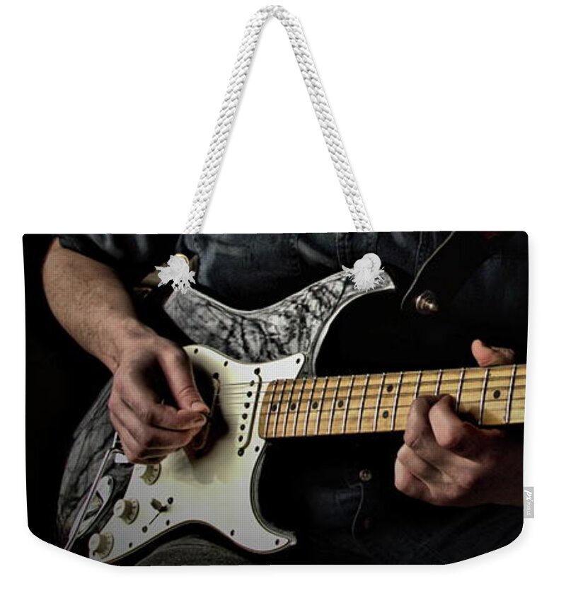 Guitar Weekender Tote Bag featuring the photograph The Vibe #1 by Harry Moulton