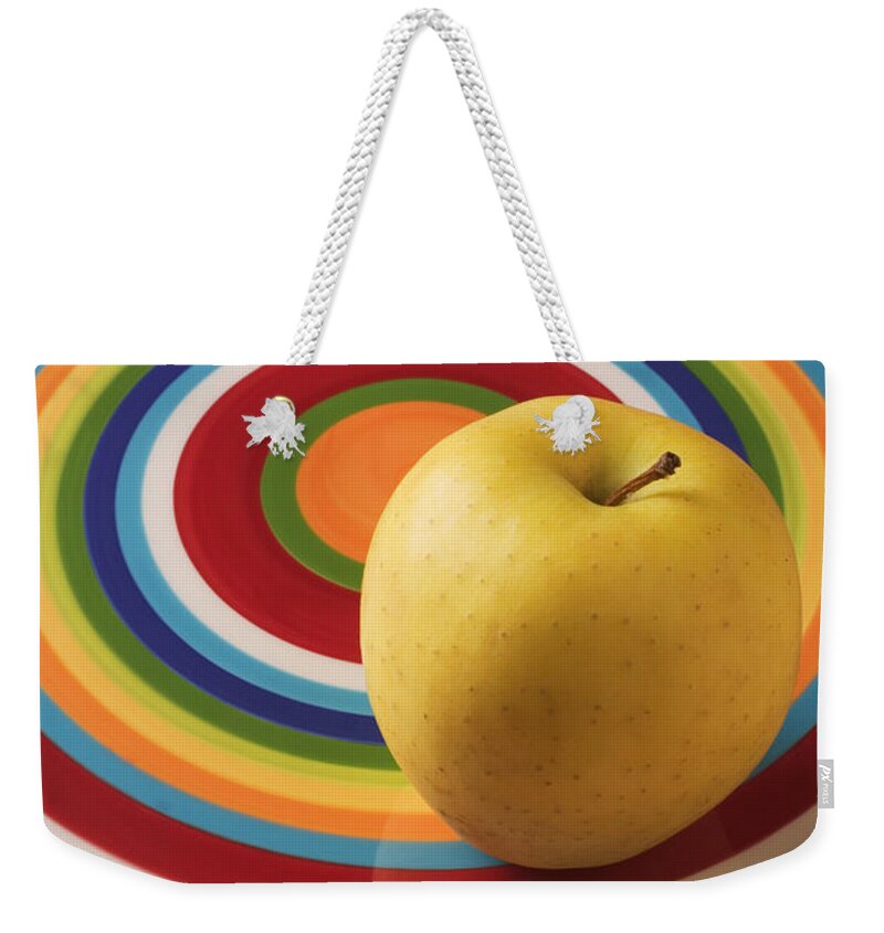 Yellow Apples Weekender Tote Bags