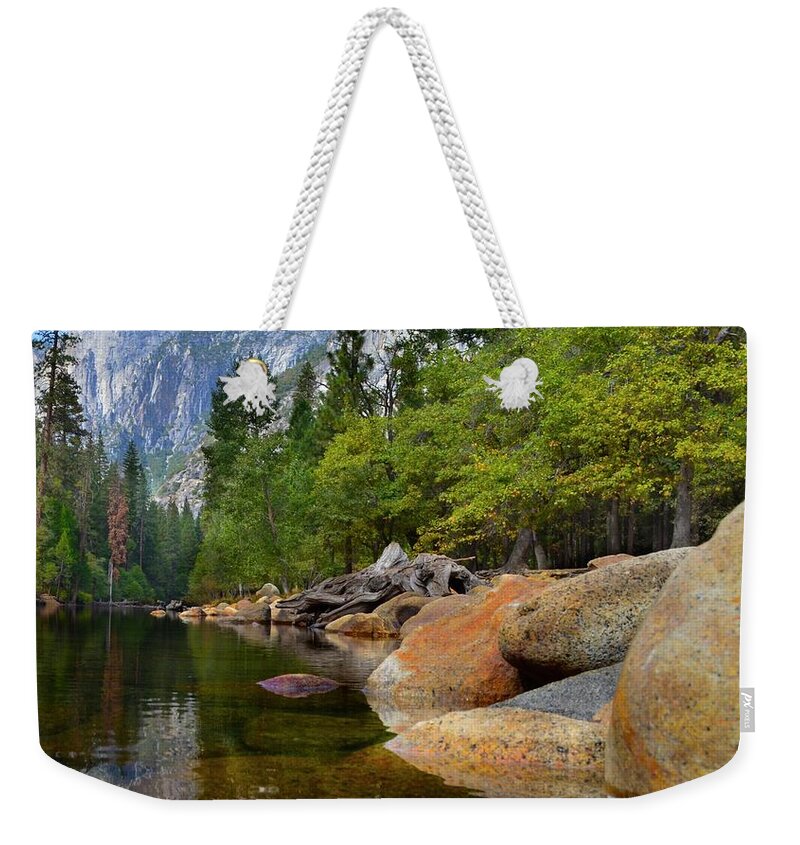  Weekender Tote Bag featuring the photograph Yosemite  by Alex King