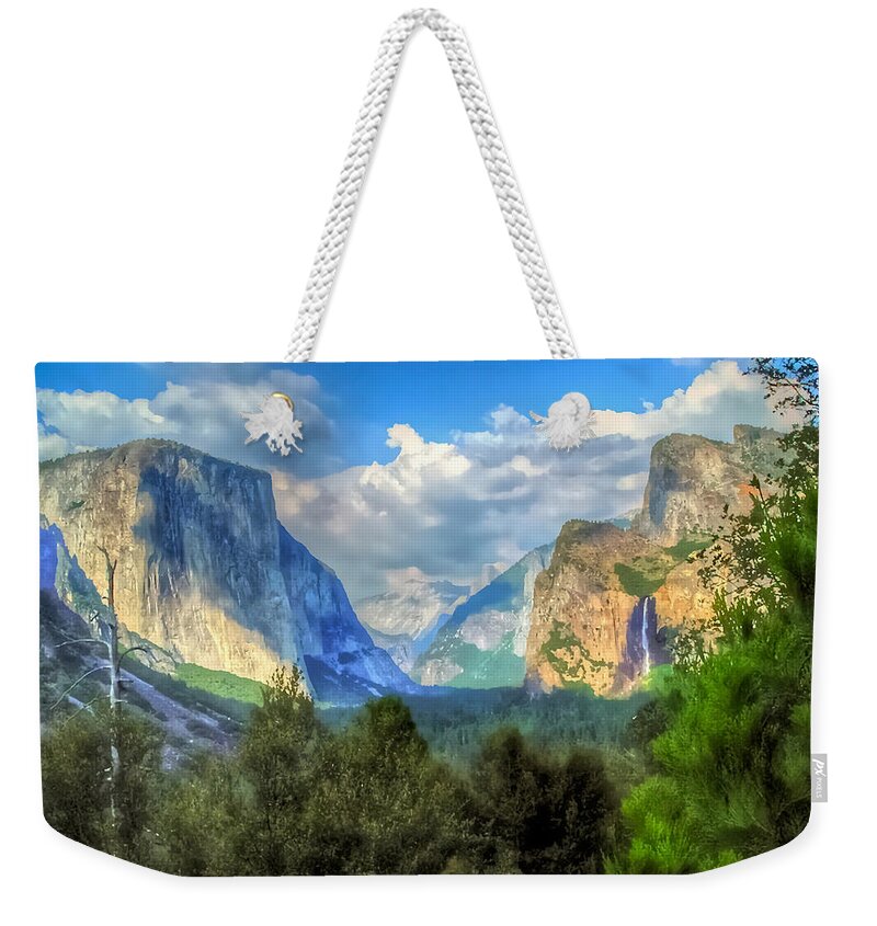 Yosemite National Park Weekender Tote Bag featuring the photograph Yosemite Valley by Don Mercer