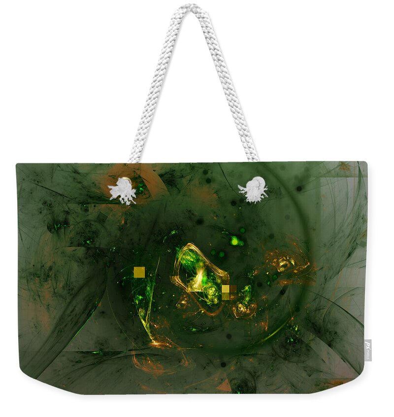 Art Weekender Tote Bag featuring the digital art You Might Think by Jeff Iverson