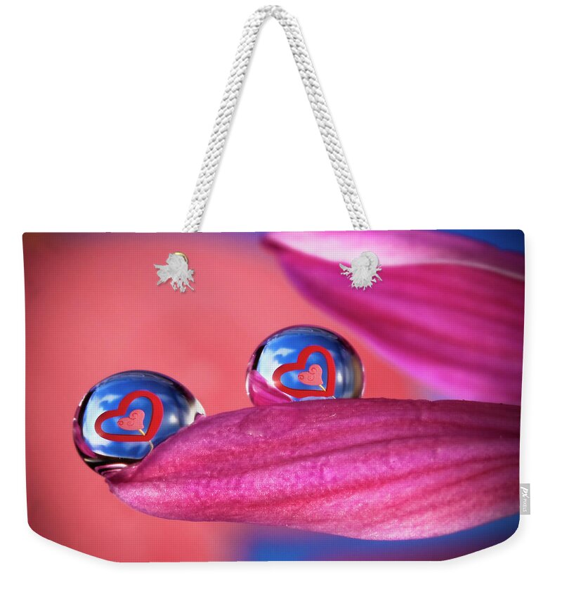 Valentine Weekender Tote Bag featuring the photograph Your heart my heart by William Lee