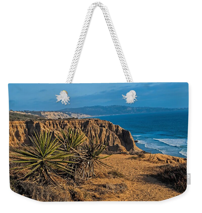 California Weekender Tote Bag featuring the photograph Yucca at Torrey Pines by Alana Thrower
