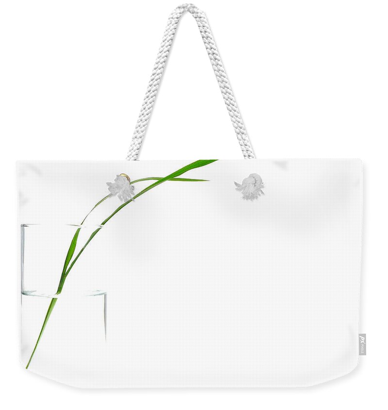 Grass Weekender Tote Bag featuring the photograph Zen Grass by Mark Fuller