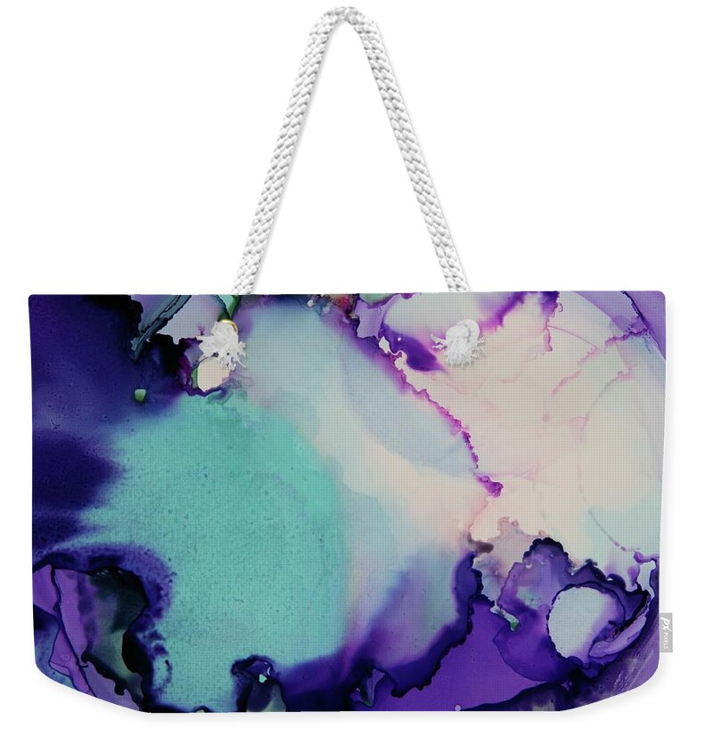 Art Prints Weekender Tote Bag featuring the painting Zen by Tracy Male