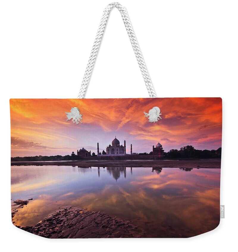 Outdoors Weekender Tote Bag featuring the photograph . The Taj by Photograph By Ashique