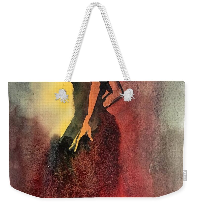 1322019 Weekender Tote Bag featuring the painting 1322019 by Han in Huang wong