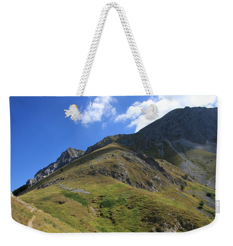 Pania Weekender Tote Bag featuring the photograph Alpi Apuane #1 by Simone Lucchesi