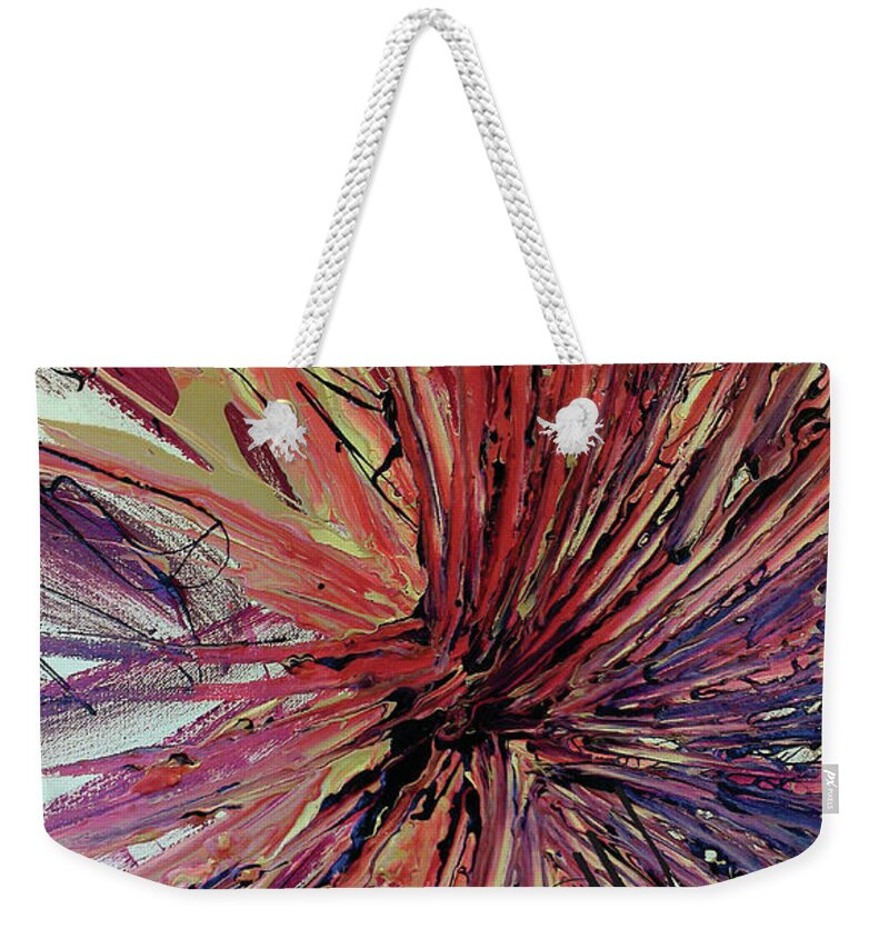  Weekender Tote Bag featuring the digital art Bloom #1 by Jimmy Williams