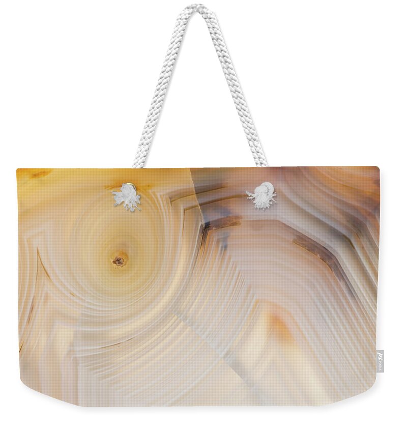 Abstract Weekender Tote Bag featuring the photograph Brazilian Agate, Closeup #1 by Mark Windom