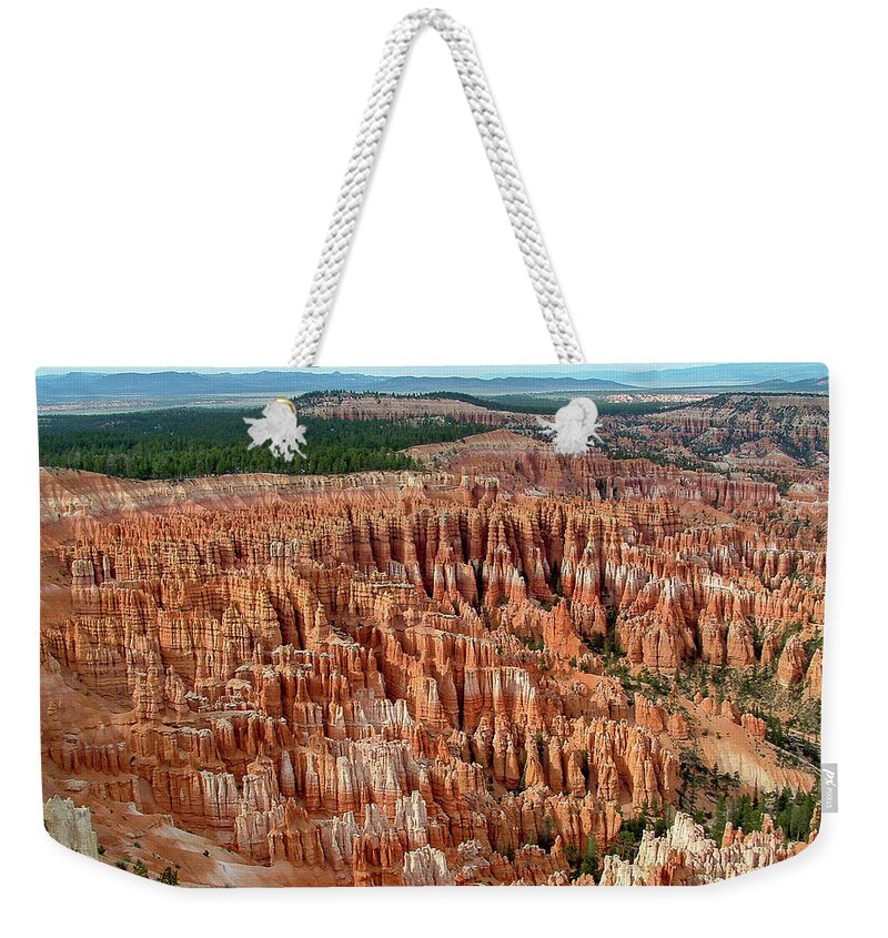 Geology Weekender Tote Bag featuring the photograph Bryce Canyon National Park #1 by ©anitaburke