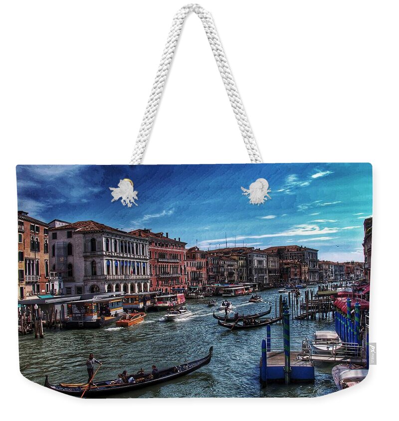  Weekender Tote Bag featuring the photograph Canal #1 by Al Harden