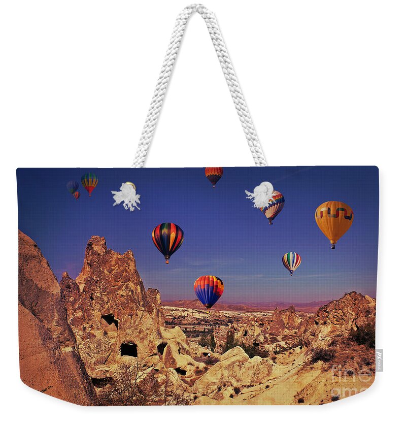 Cappadocia Weekender Tote Bag featuring the photograph Cappadocia #1 by Binka Kirova