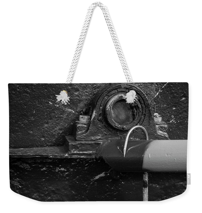 Hook Weekender Tote Bag featuring the photograph Fishing Hook II #1 by Susan Candelario