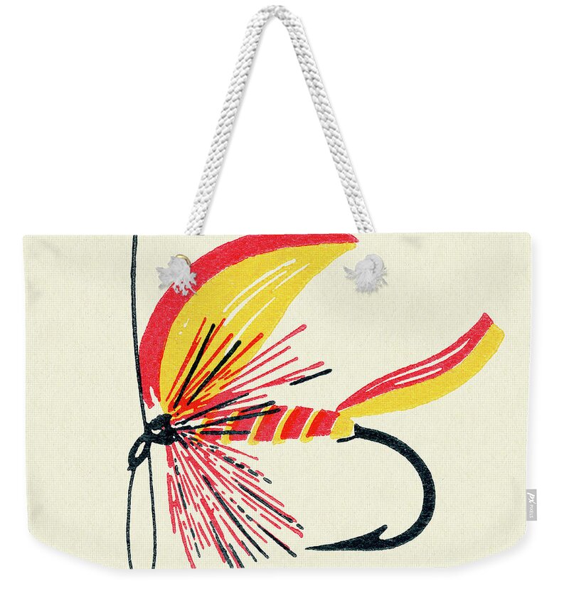 Fly Fishing Lure #1 Weekender Tote Bag by CSA Images - Pixels
