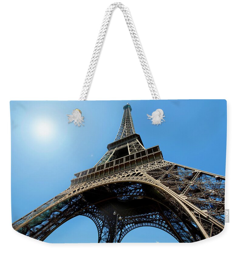 Eiffel Tower Weekender Tote Bag featuring the photograph France, Paris, Tour Eiffel #1 by Sylvain Sonnet
