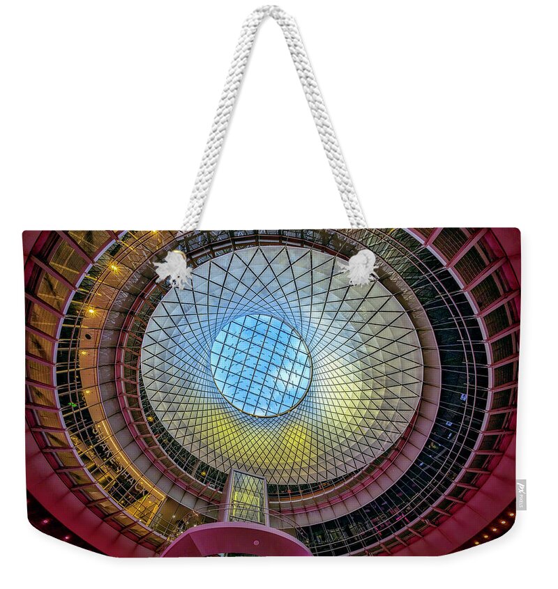 Fulton Street Subway Station Weekender Tote Bag featuring the photograph Fulton St Subway Station NYC #1 by Susan Candelario