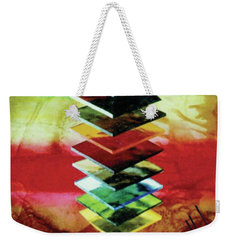  Weekender Tote Bag featuring the digital art Glass by Jimmy Williams