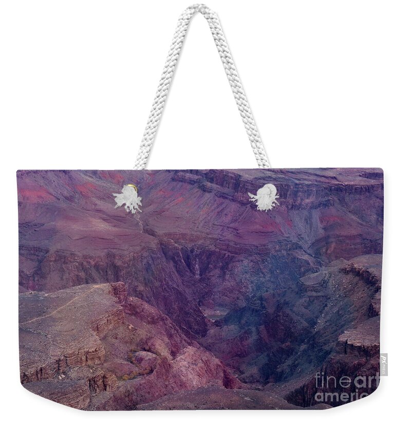 Grand Canyon Weekender Tote Bag featuring the photograph Gorge #1 by Mary Mikawoz
