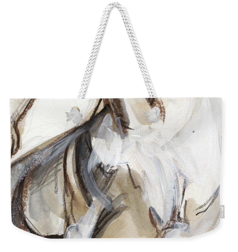 Animals Weekender Tote Bag featuring the painting Horse Abstraction II by Jennifer Paxton Parker