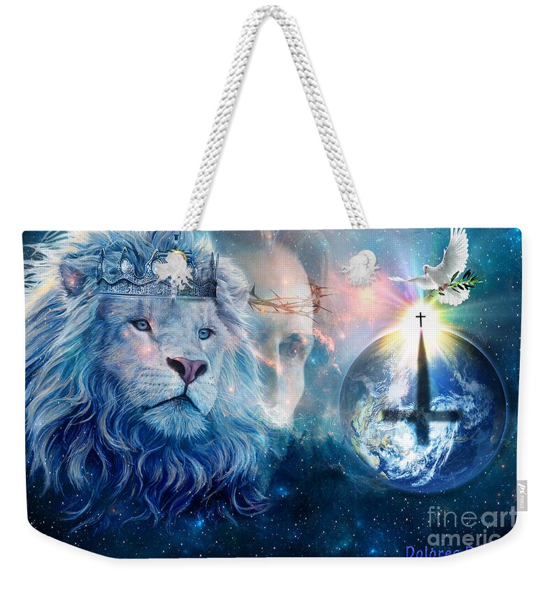 It Is Finished Weekender Tote Bag featuring the digital art It is Finished #1 by Dolores Develde