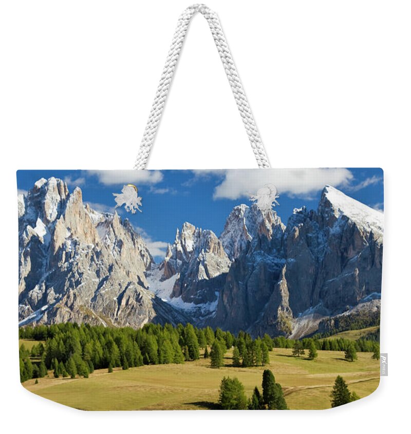 Scenics Weekender Tote Bag featuring the photograph Italia Trentino-alto Adige, South #1 by Peter Adams