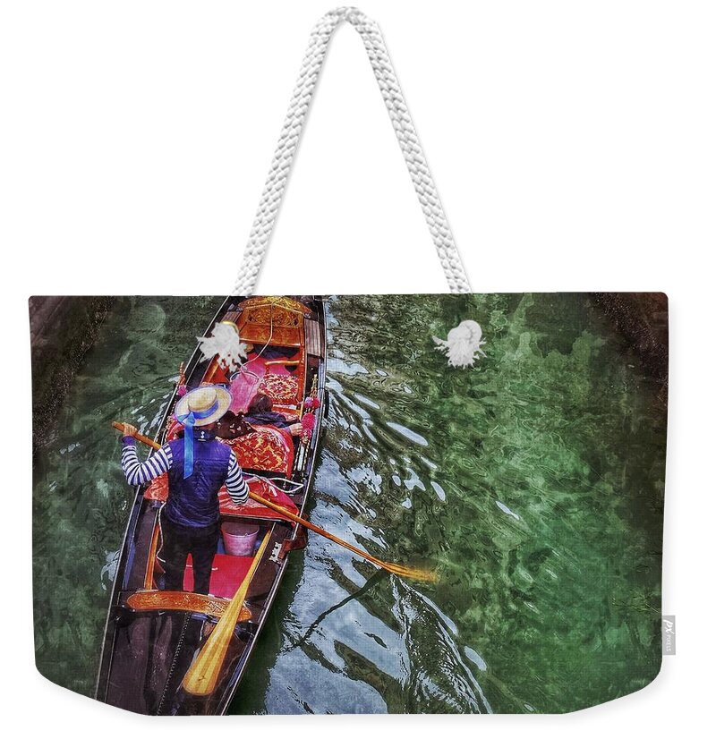  Weekender Tote Bag featuring the photograph Lonely Gondola #1 by Al Harden