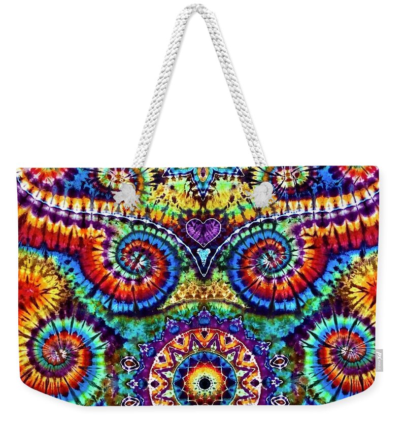 Rob Norwood Weekender Tote Bag featuring the tapestry - textile Michelles Tap by Rob Norwood