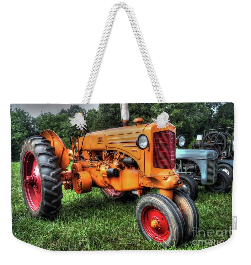 Tractor Weekender Tote Bag featuring the photograph Minneapolis-Moline by Mike Eingle