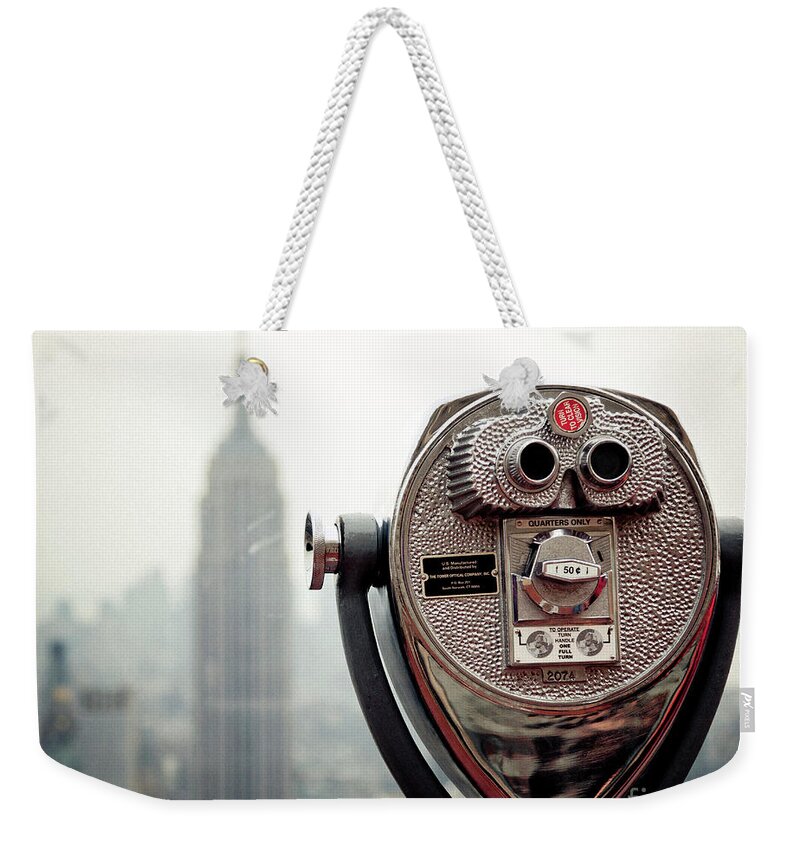 Empire State Building Weekender Tote Bag featuring the photograph Observation #1 by RicharD Murphy