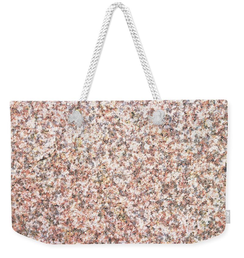 Granite Weekender Tote Bag featuring the photograph Photography Of Granite, Stone Material #1 by Daj