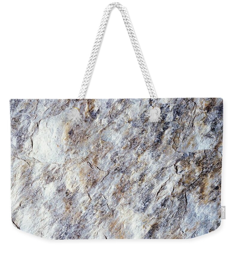 Close-up Weekender Tote Bag featuring the photograph Photography Of Quartz, Stone Material #1 by Daj