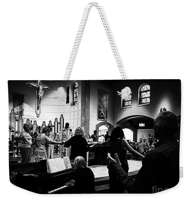 Jesus Weekender Tote Bag featuring the photograph Ring of Faith #2 by Frank J Casella