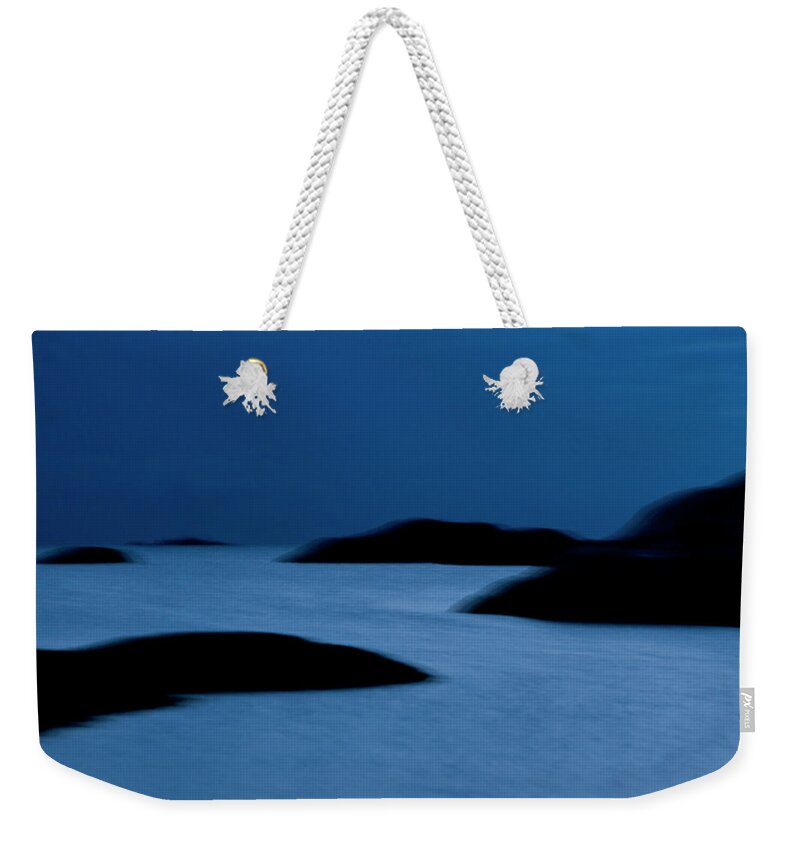Archipelago Weekender Tote Bag featuring the photograph Rocks In The Archipelago Sweden by Staffan Andersson