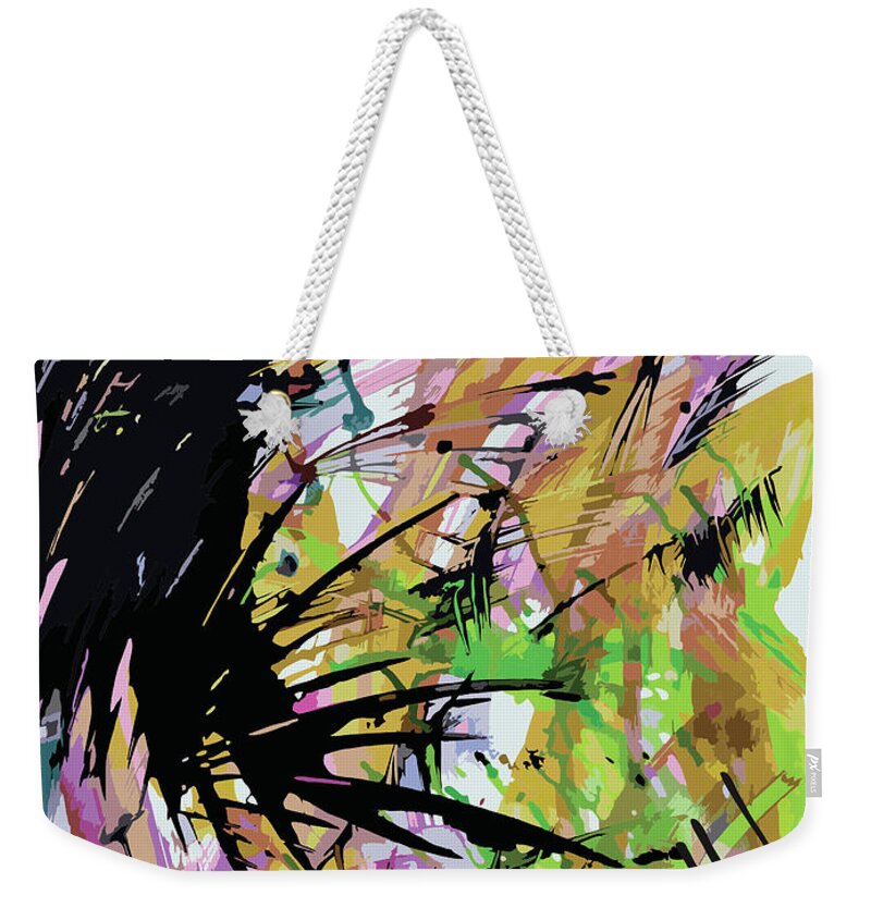  Weekender Tote Bag featuring the digital art Spot #1 by Jimmy Williams