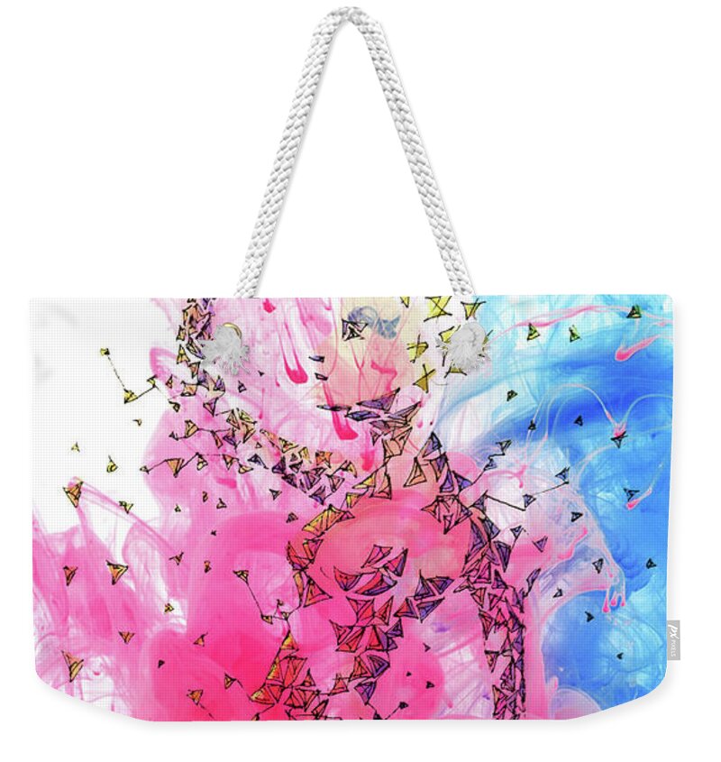 Woman Weekender Tote Bag featuring the drawing Stella #1 by Elaine Berger