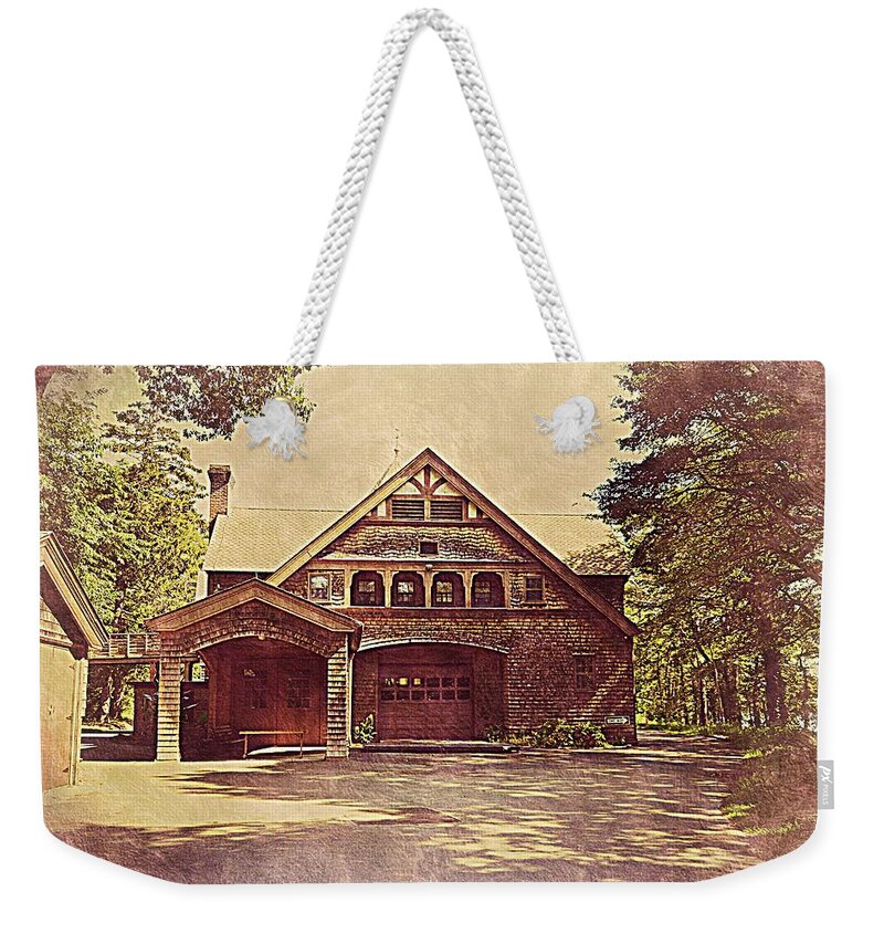 Carriage House Weekender Tote Bag featuring the photograph The Old Carriage House by Stacie Siemsen