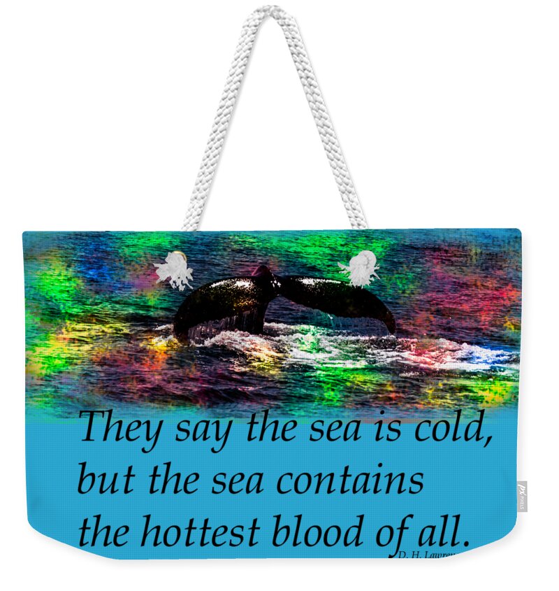 Salem Massachusetts Weekender Tote Bag featuring the digital art The hottest blood of all by Jeff Folger