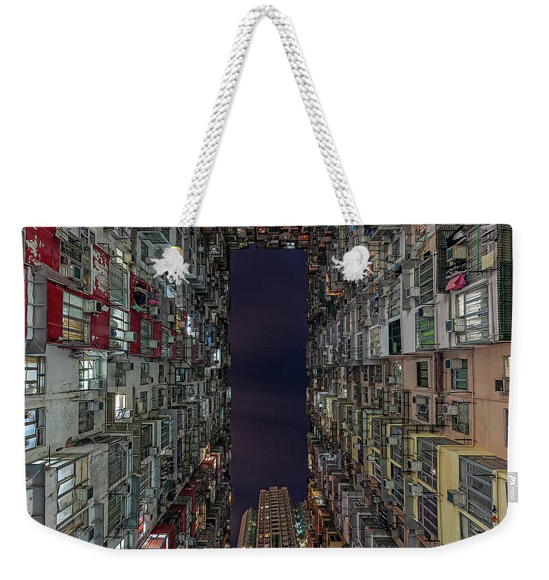 Hong Kong Weekender Tote Bag featuring the photograph The Montane Mansion #1 by Gouzel -