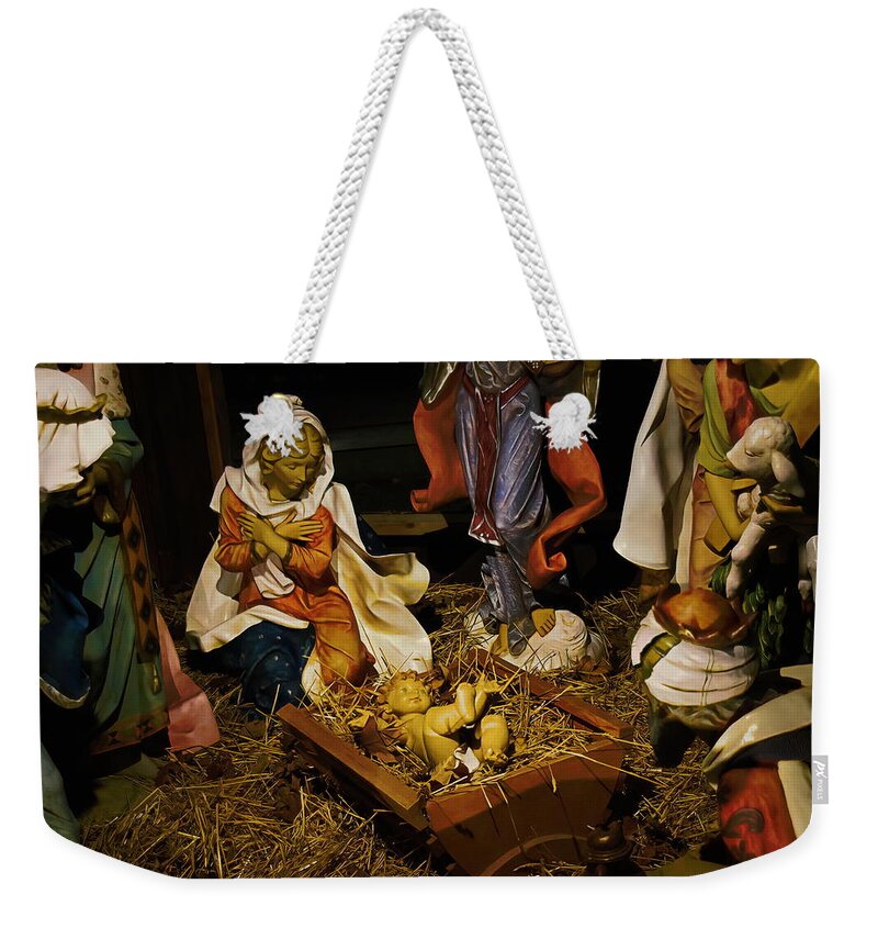  Weekender Tote Bag featuring the photograph The Nativity by Jack Wilson