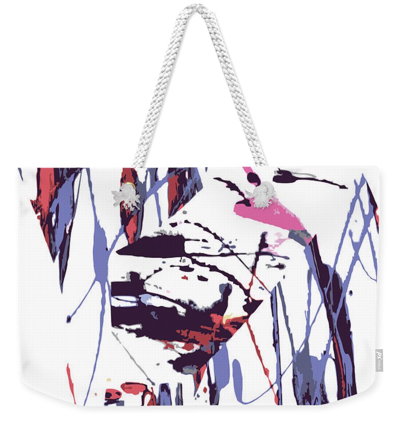  Weekender Tote Bag featuring the digital art The Time #1 by Jimmy Williams