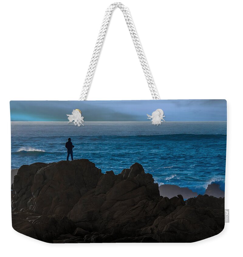 Ocean Weekender Tote Bag featuring the photograph The Watcher #1 by Derek Dean